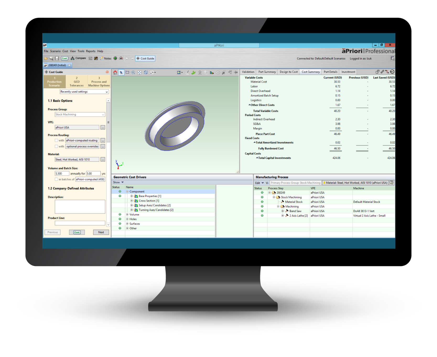 Digital Manufacturing Software for Quoting Professionals aPriori
