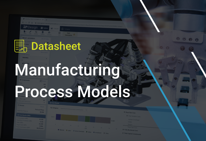 aPriori Manufacturing Process Models