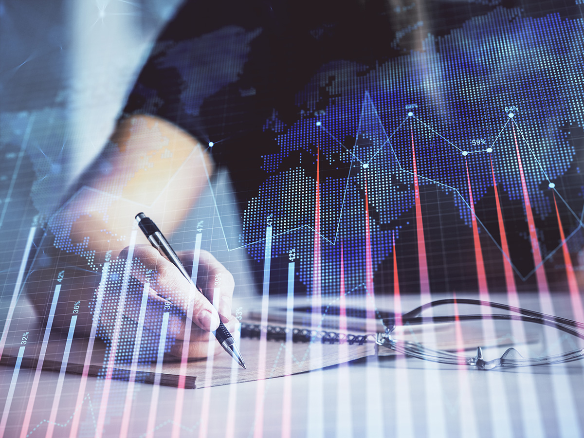 Costing resources abstract image of accounting and finance