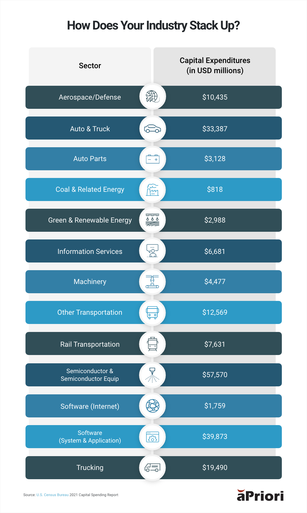 Capital expenditures infographic
