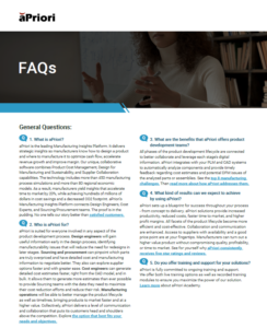 Thumbnail for aPriori FAQs