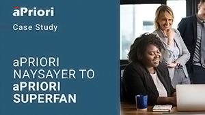 Learn how aPriori drives collaboration between manufacturing functions.