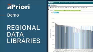 a demo of aPriori's regional data libraries