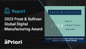 Thumbnail for Frost & Sullivan: aPriori Digital Manufacturing Award