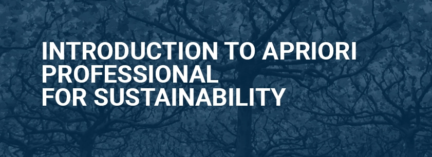Introduction to aPriori Professional for Sustainability