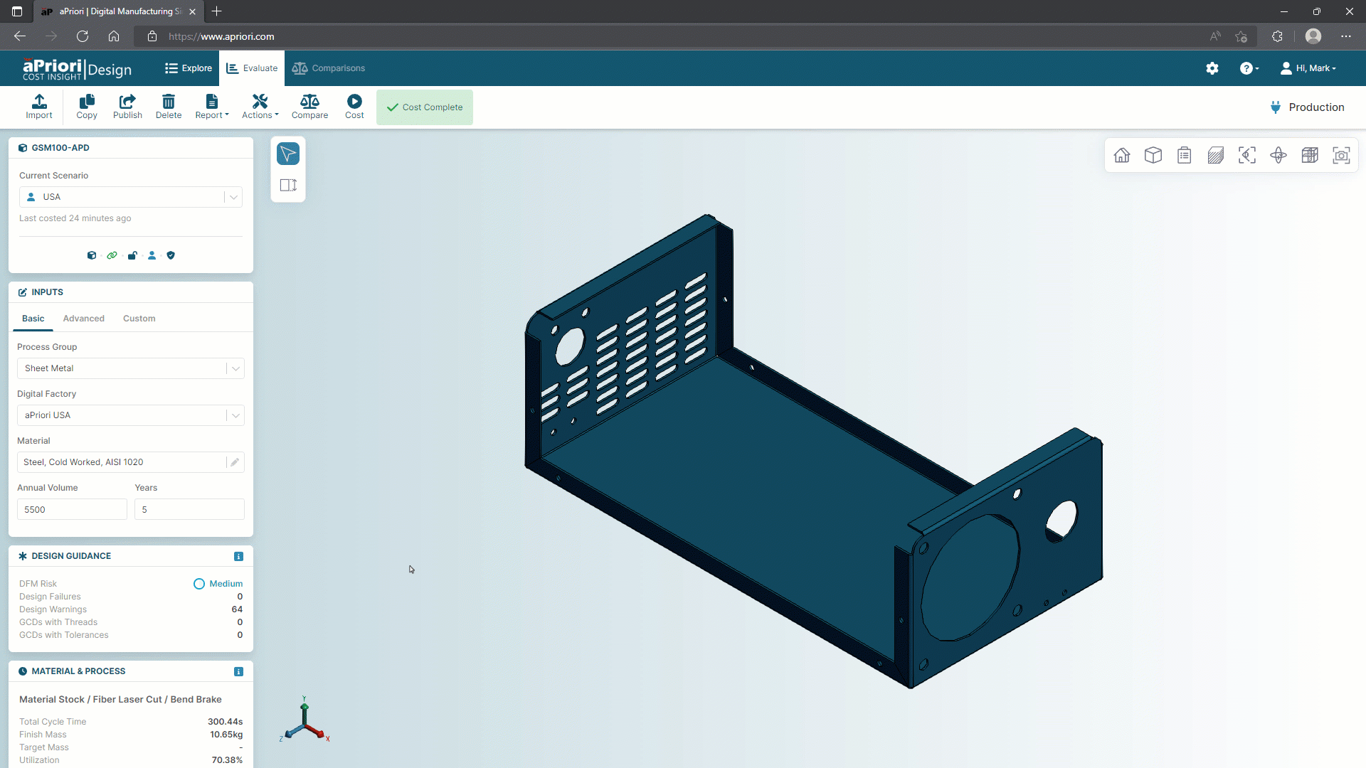 watch how to compare 3d cad designs with apriori