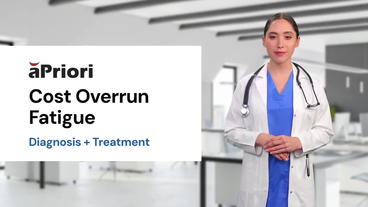 Digital Manufacturing First Aid Kit Cost Overrun Diagnosis and Treatment