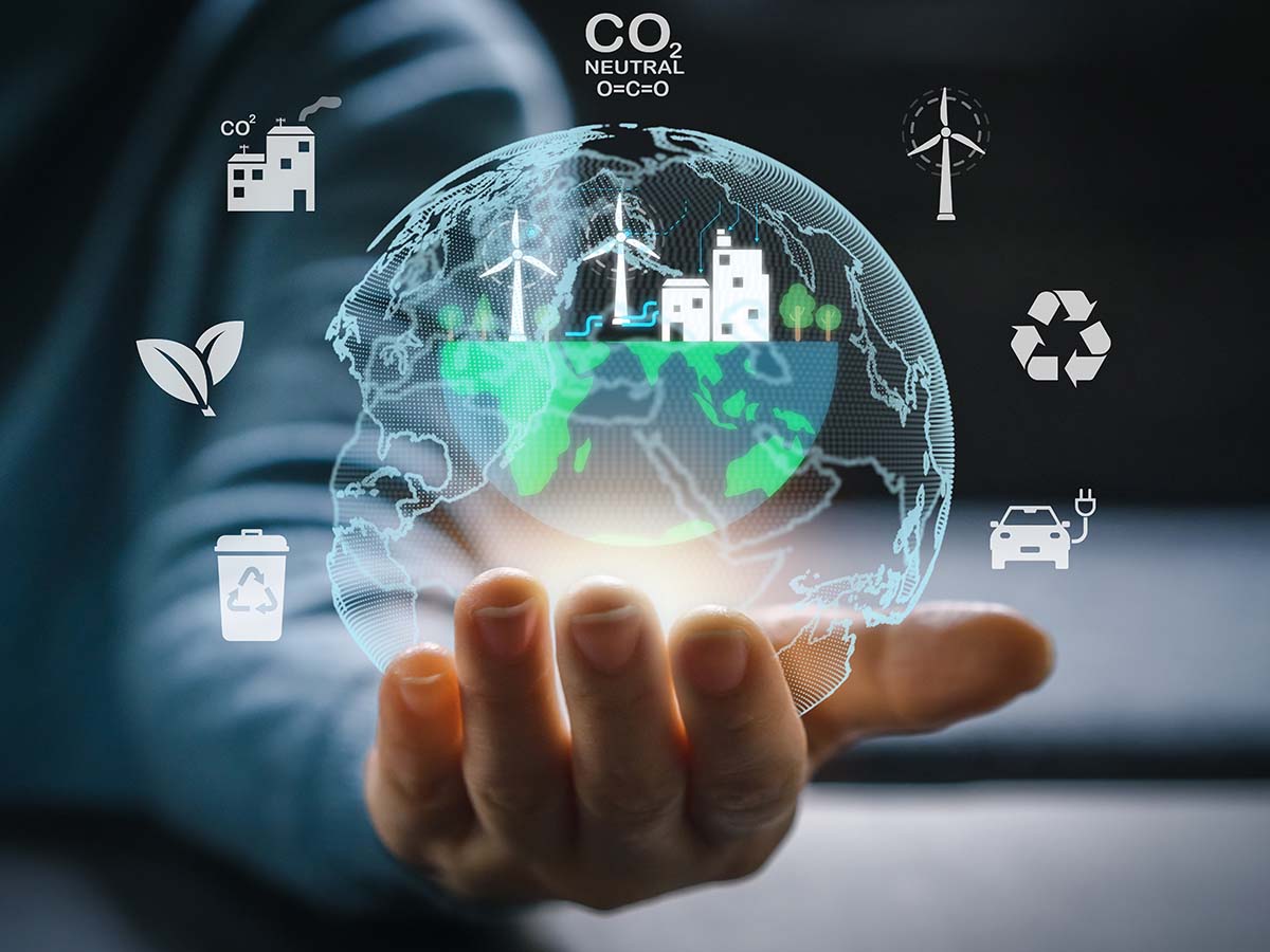 Executive aims to achieve carbon net-zero goals and outperform industry competitors.